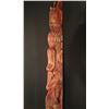 Image 1 : ANTIQUE 5 FIGURE TOTEM, 82" HIGH (WINGS MISSING)