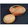 Image 2 : THOMPSON RIVER LIDDED, BASKET 5" HIGH X 10" DIAMETER