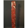 Image 3 : EDDIE APODACA, HAND CARVED "EAGLE AND BEAR" TOTEM  24.5" HIGH