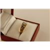 Image 2 : ONE LADIES 14KT YELLOW GOLD AND WHITE GOLD "BIRKS" DIAMOND SET ENAGEMENT RING. SET WITH ONE ROUND