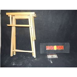 IRON MAN STAN LEE ON SET DIRECTOR'S CHAIR USED DURING FILMING NO RESERVE!