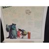 Image 3 : MONSTER INC OOAK POSTER LOADED WITH SIGNATURES AND SENTIMENTS