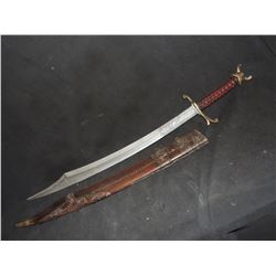 CHRONICLES OF NARNIA SCREEN USED LONG SWORD WITH SHEATH