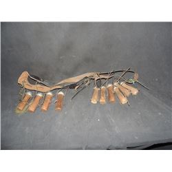 CROMWELL 1970 SCREEN USED MUSKET BLACK POWDER BANDOLIER