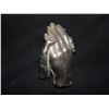 Image 2 : HOLDING HANDS CHROMED ART SCULPTURE