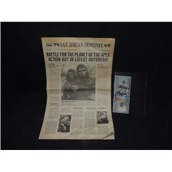 BATTLE FOR THE PLANET OF THE APES RARE PROMO PAPER