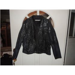 GHOST RIDER 2 SCREEN USED BURNT LEATHER JACKET