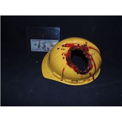 ALIENS AVP REQUIEM SCREEN USED HARD HAT WITH ALIEN JAW MELTED DAMAGE