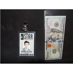 FLASH THE STAR LABORATORIES SCREEN USED BARRY ALLEN EMPLOYEE BADGE