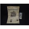 Image 1 : BATTLE FOR THE PLANET OF THE APES RARE PROMO PAPER