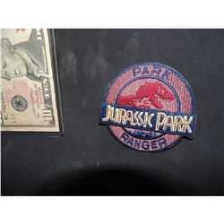 JURASSIC WORLD PROTOTYPE EMBROIDERED JURASSIC PARK RANGER PATCH