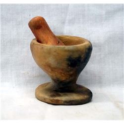 Cherokee Pottery Mortar and Pestle