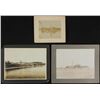 Image 1 : 3 Antique Photographs Farm, Boating in Park