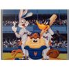Image 2 : Looney Tunes Lithgraph Framed Taz Daffy Bugs NY Mets LE