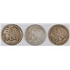 Image 2 : (3)  WALKING LIBERTY HALF DOLLARS: (2) 1919-D VG & (1) -1919-D VF,  RIM NICK OBV
