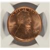 Image 2 : 1937 LINCOLN CENT, NGC MS-66 RED