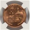 Image 3 : 1946 LINCOLN CENT, NGC MS-66 RED