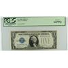 Image 1 : 1928-A $1.00 SILVER CERTIFICATE "FUNNY BACK" PCGS  66 PPQ SUPERB!