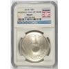 Image 1 : 2014 BASEBALL HALL OF FAME COMMEMORATIVE SILVER DOLLAR, NGC MS-69