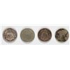 Image 1 : (4) SHIELD NICKELS (66, 67, 70, 72)