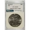 Image 1 : 1986 AMERICAN SILVER EAGLE, PCI MS-70 PERFECT!  BOOKS FOR $800.00