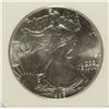 Image 2 : 1986 AMERICAN SILVER EAGLE, PCI MS-70 PERFECT!  BOOKS FOR $800.00