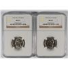 Image 1 : LOT OF ( 2 ) 1939 REV OF 1938 JEFFERSON NICKELS, NGC MS-65 TOUGH!
