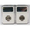 Image 2 : LOT OF ( 2 ) 1939 REV OF 1938 JEFFERSON NICKELS, NGC MS-65 TOUGH!