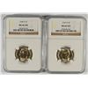Image 1 : 1944-D, & 45-D SILVER JEFFERSON NICKELS NGC MS-66 FS
