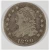 Image 1 : 1820 (SMALL O) BUST DIME VG
