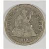 Image 1 : 1861 SEATED QUARTER VG/F