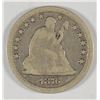 Image 1 : 1876-CC SEATED QUARTER VG/F