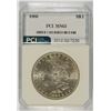 1886 MORGAN SILVER DOLLAR, PCI MS-65 GEM WHITE COIN