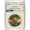 Image 1 : 1922  PEACE SILVER DOLLAR, PCI MS-65 GEM WHITE COIN!