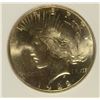 Image 2 : 1922  PEACE SILVER DOLLAR, PCI MS-65 GEM WHITE COIN!