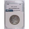 Image 1 : 1895 BARBER HALF DOLLAR, PCI AU-58  WHITE