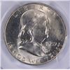 Image 2 : 1949-D FRANKLIN HALF DOLLAR, PCGS MS-63 FBL