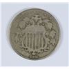 Image 1 : 1872 Shield Nickel VG +