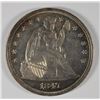 Image 1 : 1847 SEATED LIBERTY DOLLAR AU/BU