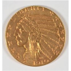 1910 $5 GOLD INDIAN MS-62