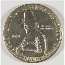 1921 PILGRIM COMMEN HALF DOLLAR AU/BU