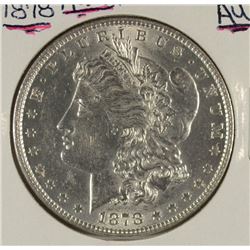 1878 (REV OF 79) MORGAN DOLLAR AU