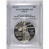 Image 1 : 1996-S NATIONAL COMMUNITY SERVICE COMMEN DOLLAR PCGS PR-69 DCAM