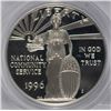 Image 2 : 1996-S NATIONAL COMMUNITY SERVICE COMMEN DOLLAR PCGS PR-69 DCAM
