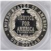 Image 3 : 1996-S NATIONAL COMMUNITY SERVICE COMMEN DOLLAR PCGS PR-69 DCAM