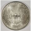 Image 2 : 1996 AMERICAN SILVER EAGLE, NICE GEM UNCIRCULATED, THE KEY DATE IN THE SERIES