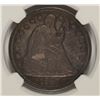 Image 2 : 1847 SEATED DOLLAR, NGC AU-58  GREAT COLOR, LOOKS UNC!