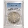 Image 1 : 1880 MORGAN SILVER DOLLAR, PCGS MS-65 BLAST WHITE, RARE