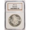 Image 1 : 1880-S MORGAN SILVER DOLLAR, NGC MS-65 DPL BLAST WHITE!