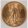 Image 1 : 1923 $20.00 GOLD ST GAUDENS, MS-64++ NICE LUSTRE, RARE IN THIS GRADE!